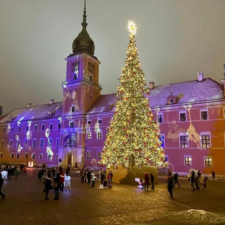 Apartment 4 Rondo 1 Metro Wifi 65'tv Netflix Hbo Appletv Disney+ Warsaw
